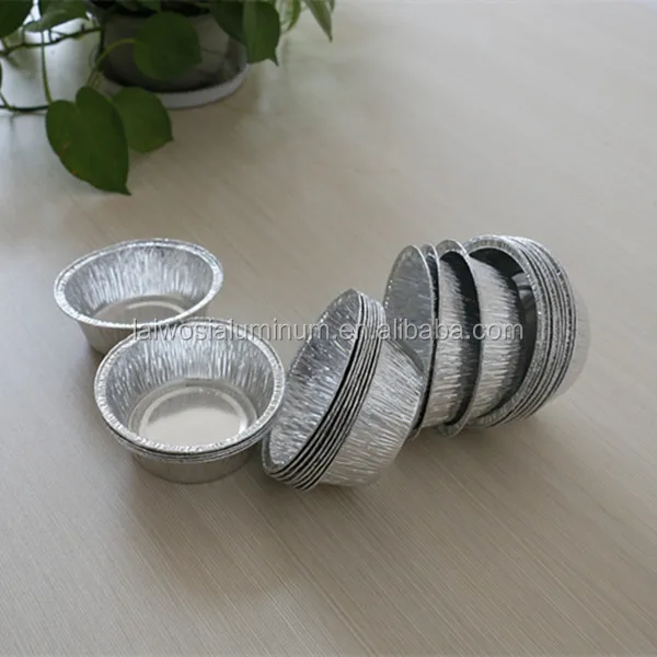 Round Aluminium Foil Baking Cups Disposable Cheesecake Pans Aluminum