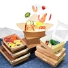 American Hot Sale Paper Cardboard Lunch Box,Disposable Paper Lunch Box