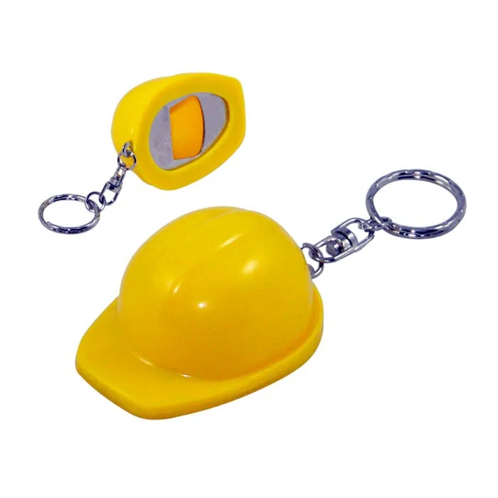 Personalized Helmet Shape Bottle Opener Keychain Hard Hat Bottle Opener
