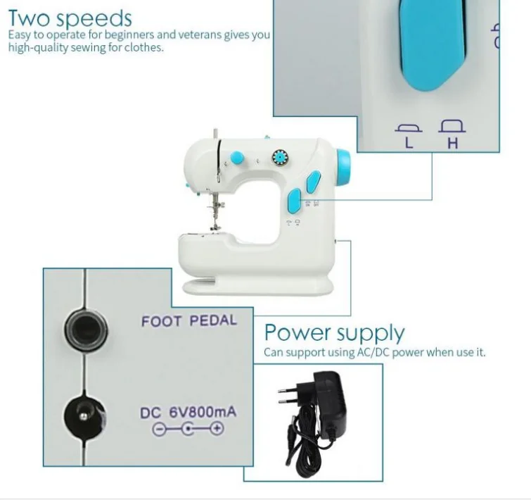 Portable Sewing Machine,Uten Heavy Duty Sewing Machine With 16 Stitches