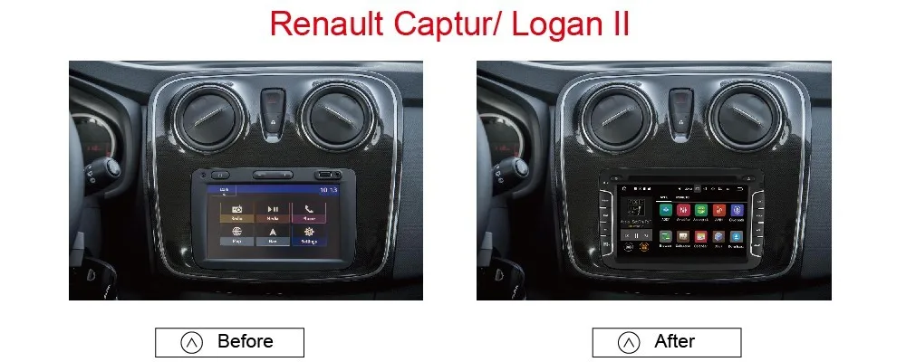 Perfect 7"android 8.1 car gps navigation For Renault Duster Dacia Sandero Capture Lada Xray 2 Logan 3G WIFI bsd radio stereo multimedia 1
