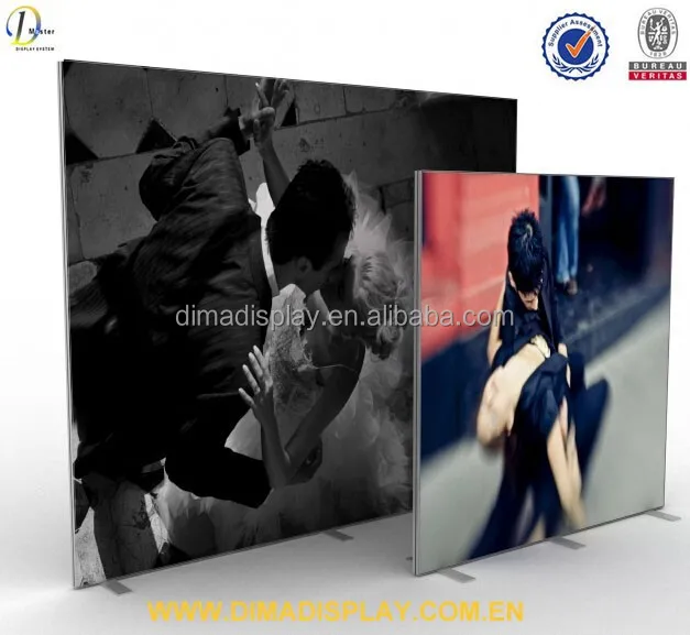 Dm Aluminum 6063t5 Tension Fabric Banner Stand Folding Panel
