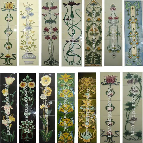 Tubelined Ceramic Fireplace Tiles Hot Sale Buy Fireplace Tile,Tube