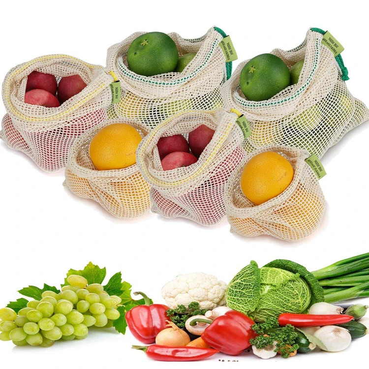 Reusable Biodegradable Mesh Bags,Sustainable Eco Friendly Products For