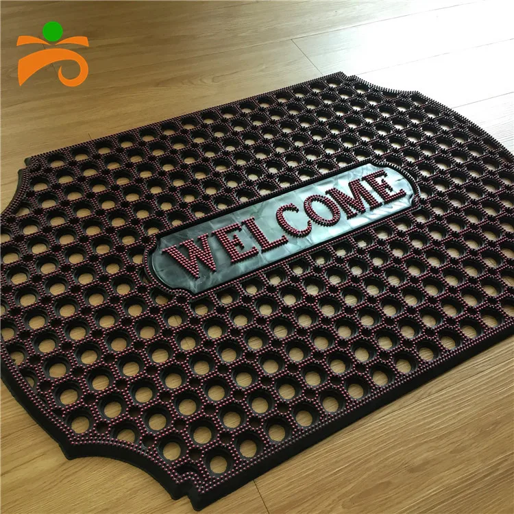 Doormats Home Accessories Front Welcome Door Mat Embroidery Floral