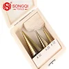 3Pcs Metric Spiral Flute Step HSS Steel 4241 Cone Titanium Coated Hole Cutter 4-12/ 20/ 32mm Step Drill Bit Sets