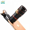 Universal Clip Camera Lens Mobile Phone 8x/12x Optical Zoom Lens Telescope Lenses for Mobile