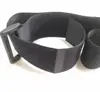 adjustable multi-function notebook hook and loop strap with buckles