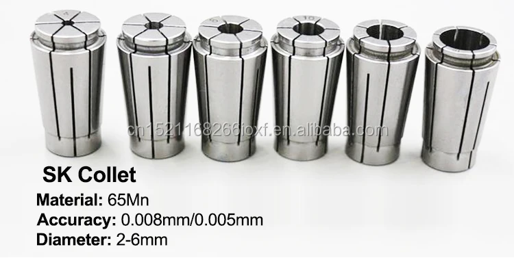 High Speed SK20 Collet for CNC Tool Holder - 1.5 Year Warranty
