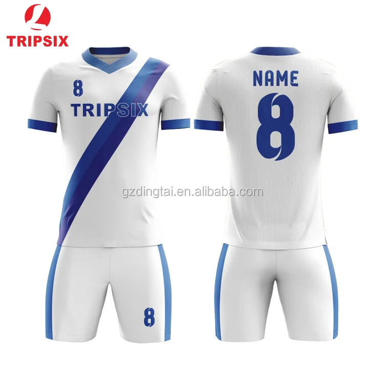 White Soccer Sport Training Uniform Set For Women