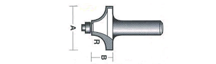 High Quality  1/2 Inch Shank Tungsten Carbide Beading Wood Router Bit  for Woodworking