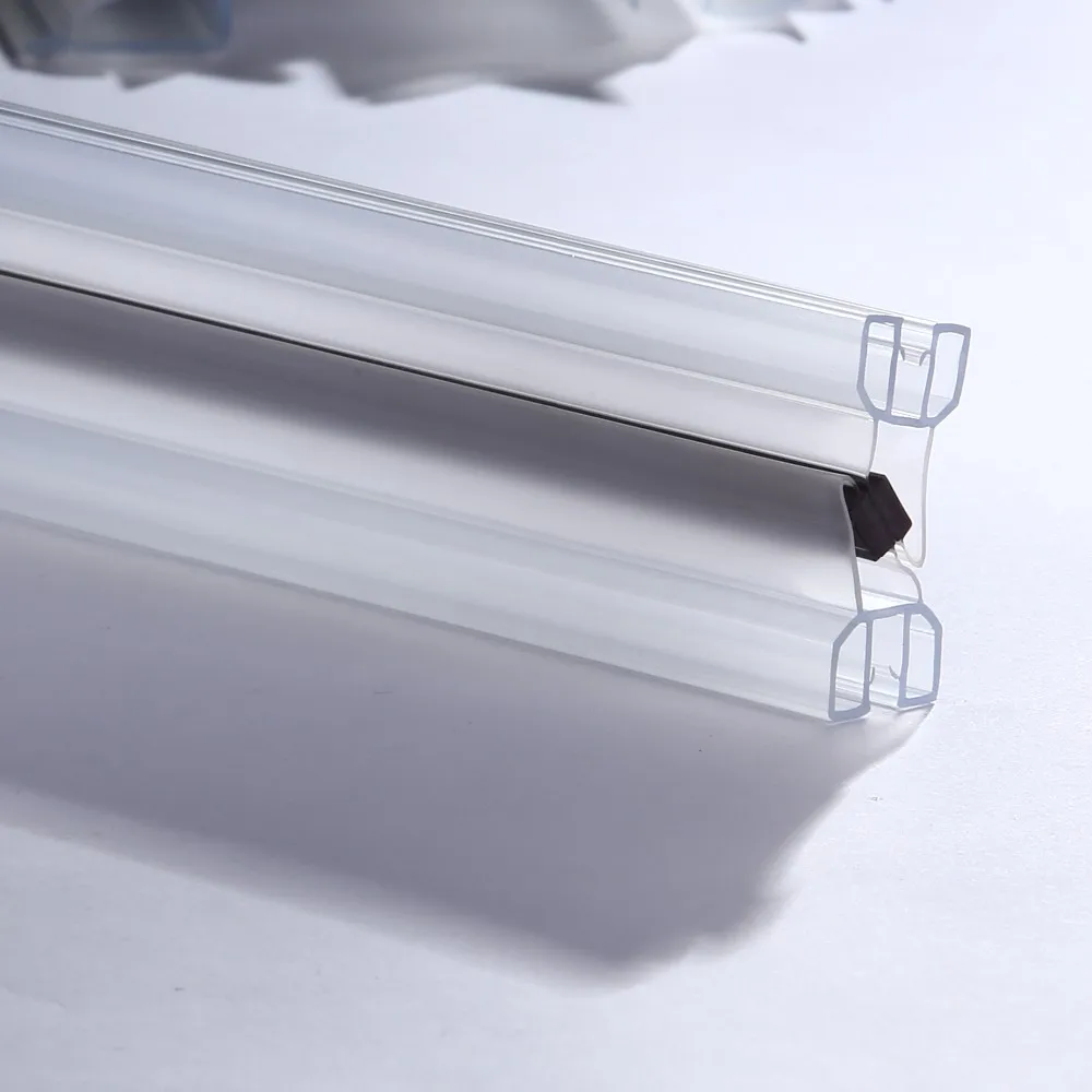 Glass Sliding Door Pvc Seal Strip 180 Degree Shower Door