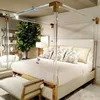 Commercial Furniture Acrylic Hotel Sleeping King Queen Bed Frame for Wholesale China