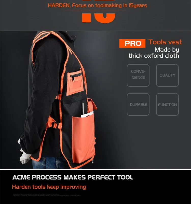 Wholesale Oem Wearresistant Waterproof Thick Oxford Working Tool