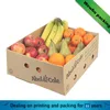 custom logo printed packaging fruit cardboard pear packing cartons box for sale