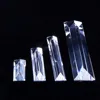Hanging rectangle glass prism crystal chandelier for lamp