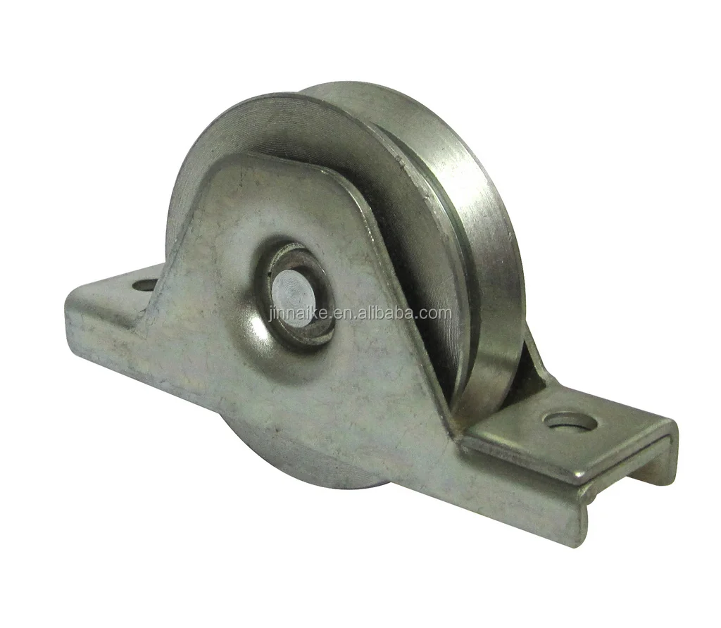 Automatic Sliding Steel Gate Carriage Door Pulley With Bracket Gate