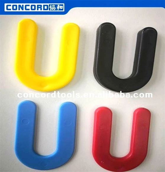 Wholesale 1/8" Pe Plastic Horseshoe Shims/spacer,U Shims,Tile Shims