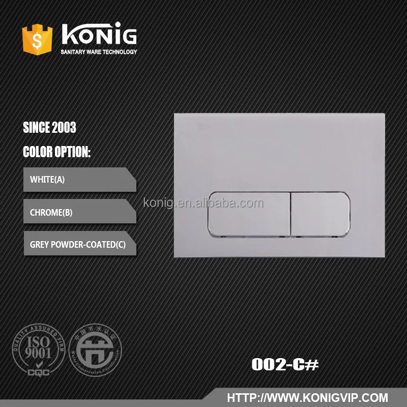 
Easy Installation Click Dual Flush Plate Bright Chrome for Concealed Toilet Tank- fit for Geberit concealed cistern 