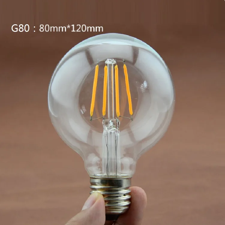 2 Вт 4 Вт 6 Вт 8 Вт St64 Светодиодная Лампа Накаливания Светодиодная ...