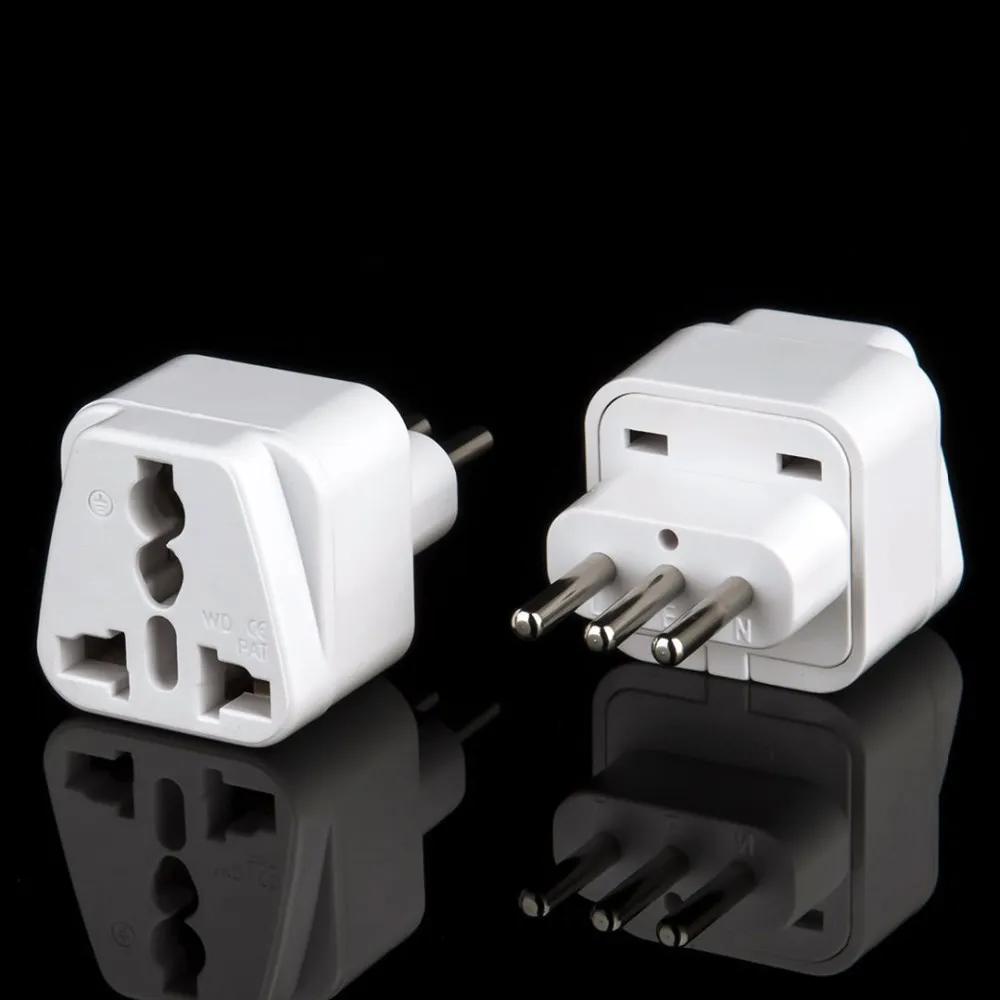 插座旅行插头适配器/通用旅行适配器通用意大利 3pin 交流电源插头