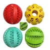 Soft Rubber Pet Ball Dental Cleaning Interactive Cat Dog Toy Ball Puppy Teething Toys