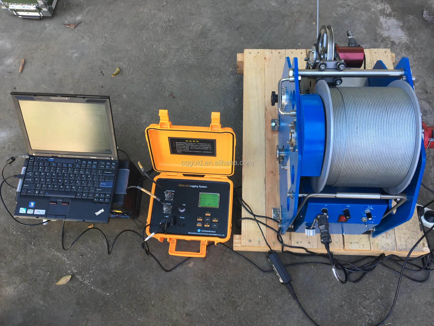 Deep Water Well Logging Equipment And Borehole Loggers For Caliper,Resistivity,Natural Gamma And