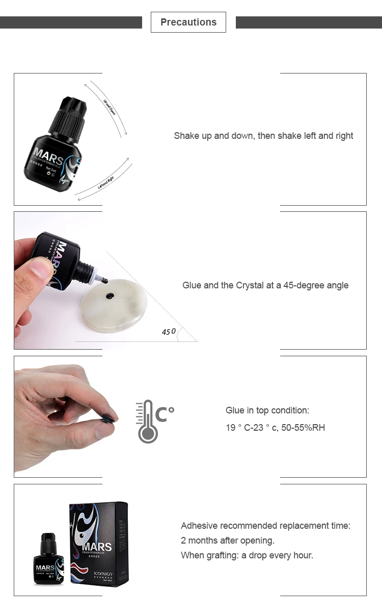 iconsign super strong 2.5S Drying glue for lash