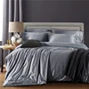 Luxury home textile 100% Bamboo grey dubai bed sheet set