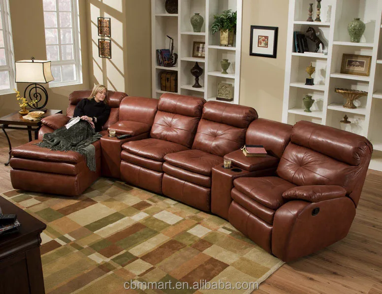 Foshan Made Lazy Boy Leather Recliner Sofa