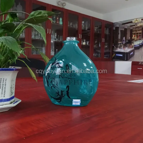 Light Blue Spray New 1000 Ml Bottle Souvenir Glass Bottle Buy Souvenir Glass Bottle,New 1000