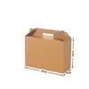custom paper cardboard carrying boxes packaging box with handle