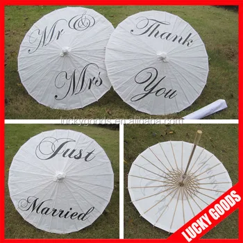 paper umbrellas for weddings