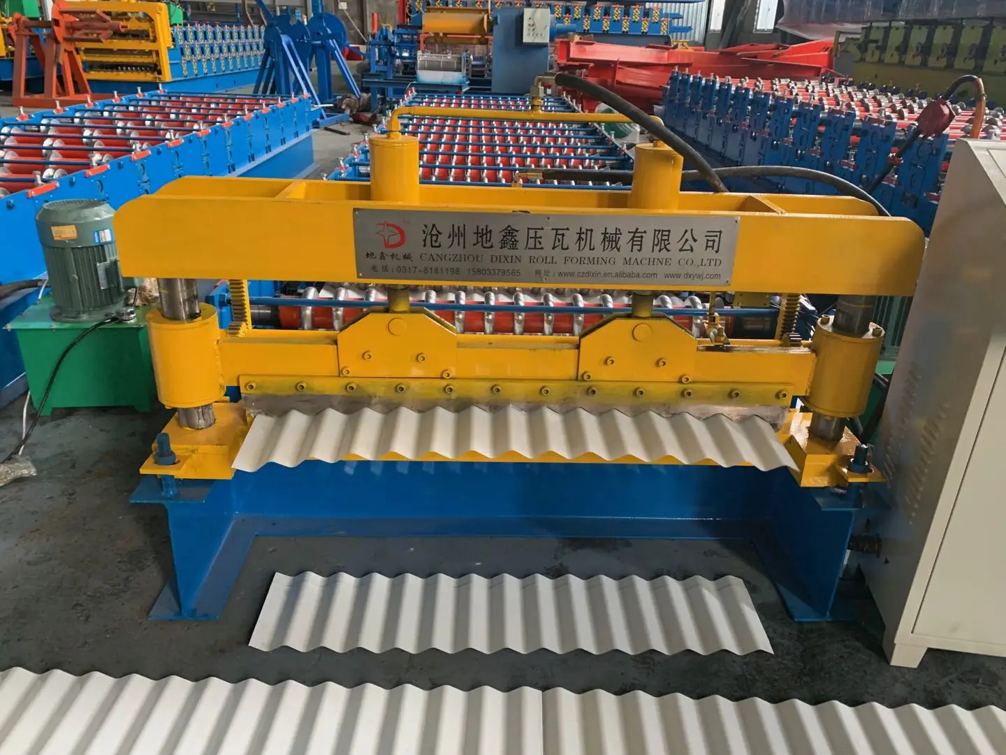 Metal Roofing Sheet Corrugating Sheet Roll Forming Making Machine Cold Galvanizing Line