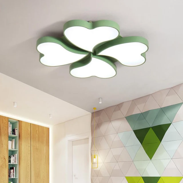 China manufacturers multi-heart flush mount modern acrylic led decorative ceiling light