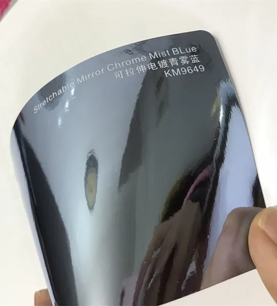 Removable Vinyl Low Tack And Super Air Channels Chrome Mirror Vinyl