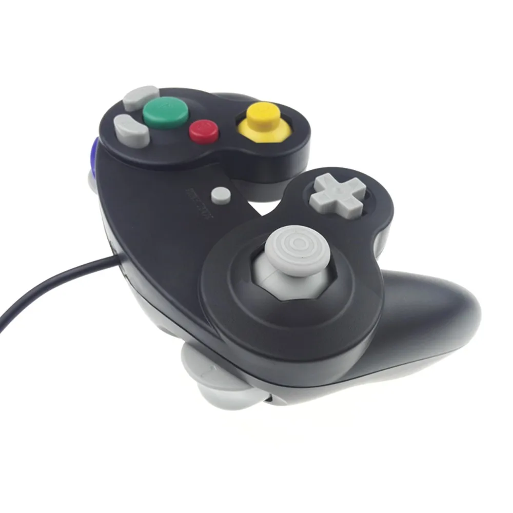 Cheap For Gamecube Ngc Controller Black Wired Controller For Wii