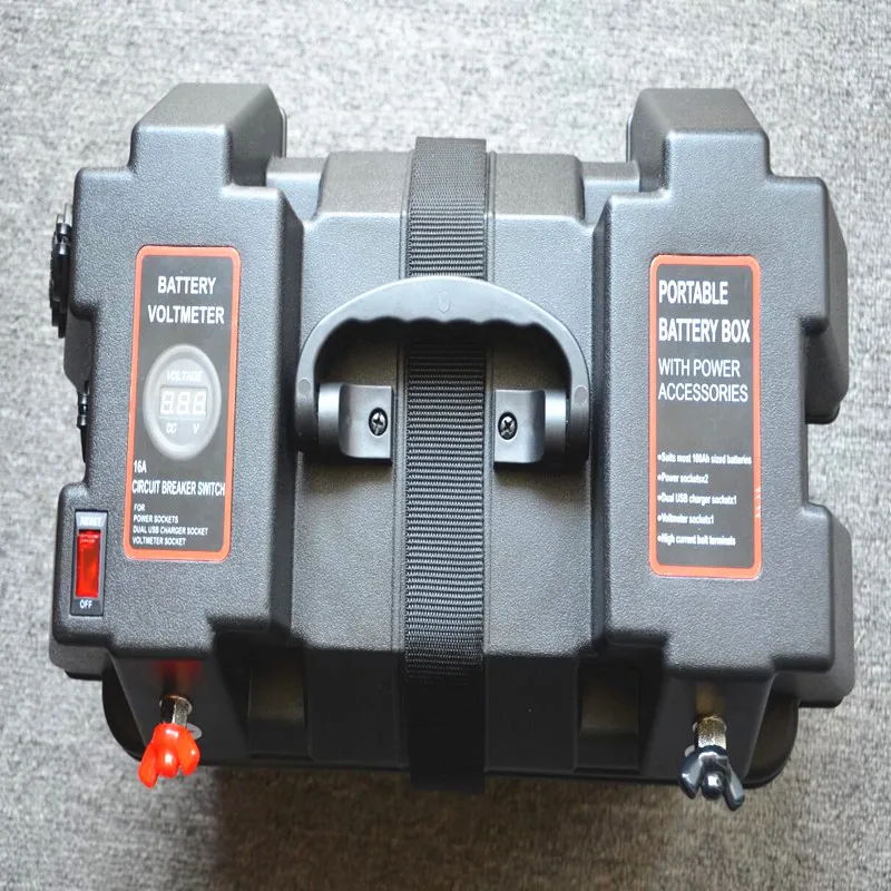Dc 12v Waterproof Battery Box With Usb Power Charger Buy Car Battery
