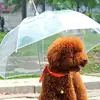 Hot selling auto open cat dog pet umbrella straight