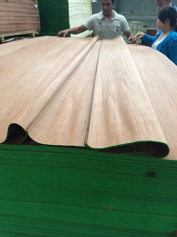 hot sell recon wood face veneer recon gurjan/keruing face veneer poplar wood veneer for india market