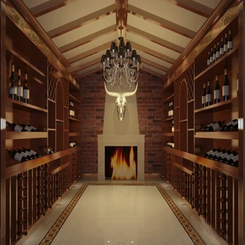 High Quality Tall Wine Rack Display And Liquor Cabinet For Wine
