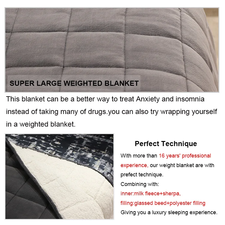 New Design Custom Adult Stress Sensory Anxiety Relieve Sleeping Heavy