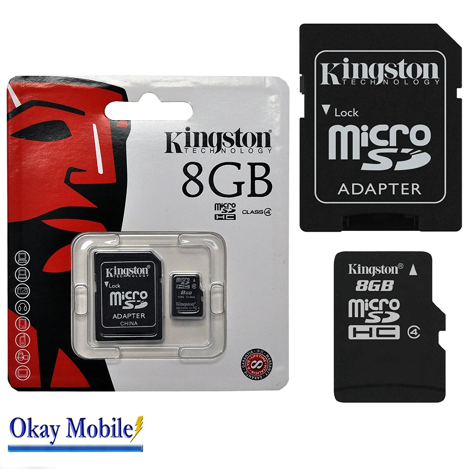 Kingston Professional MicroSDHC 16GB Card for Kodak EasyShare Z650 Camera with Custom formatting and Standard SD Adapter. 16 Gigabyte SDHC Class 4 Certified