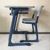 Popular style durable school student table furniture children study desk and chair sets single seat study student desk chair