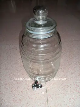 10l Glass Liquor Dispenser With Water Faucet 524 Buy Glass Water