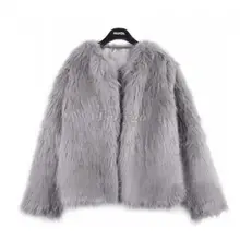 2015 New Winter Women Warm Faux Fur Coat Women Vintage Mink Fox Jacket 10 Colors Size S M L XL Fast Shipping