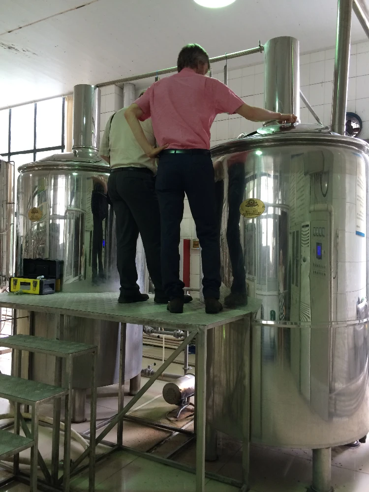 brewhouse system of brewing equipment