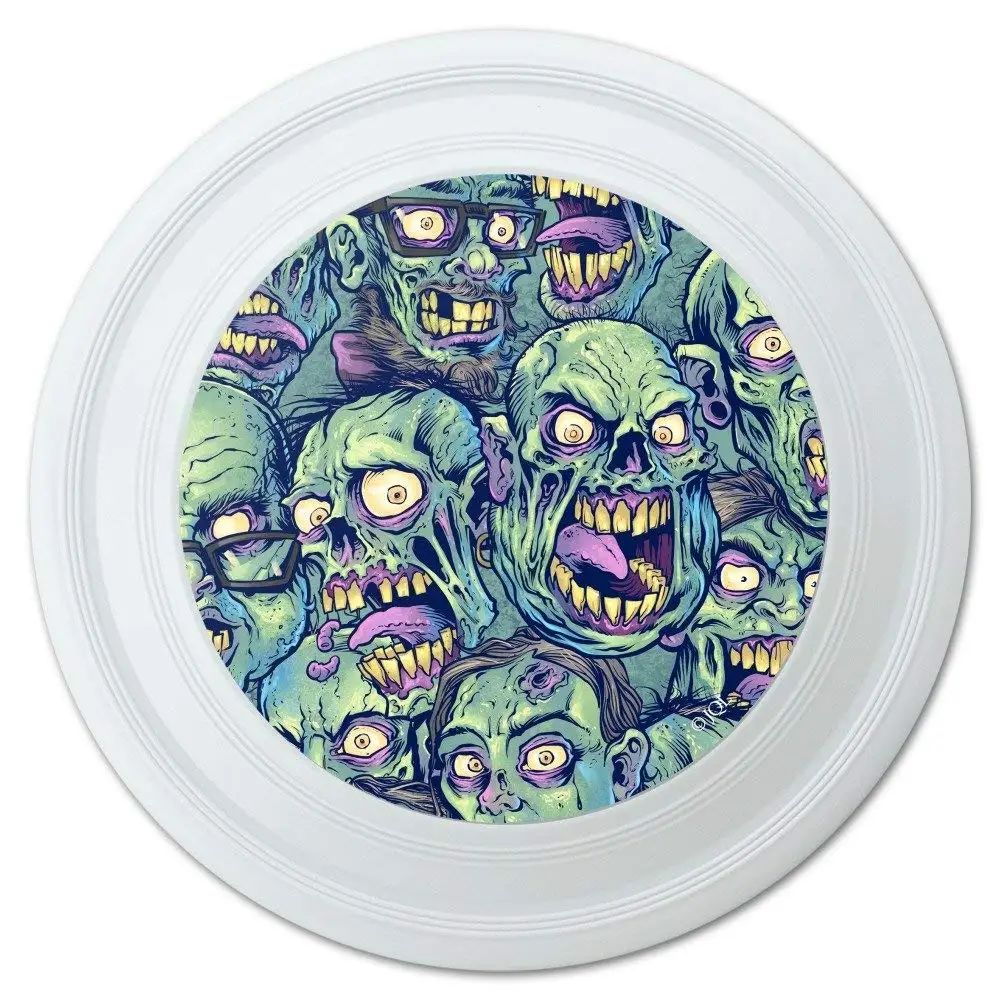 Graphics and More Zombie Pattern Dead Corpses Undead Horror Novelty 9" Flying Disc