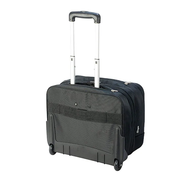 Mens Pilot Leather Laptop Trolley Bag,Trolley Document Bag Buy