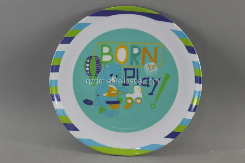 20cm Melamine Baby Plate Snacks plate For LFGB